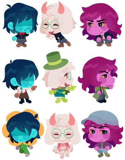 Planchas de stickers UV